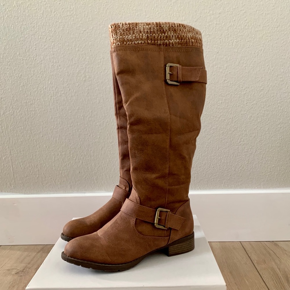 Knee High Brown Boots